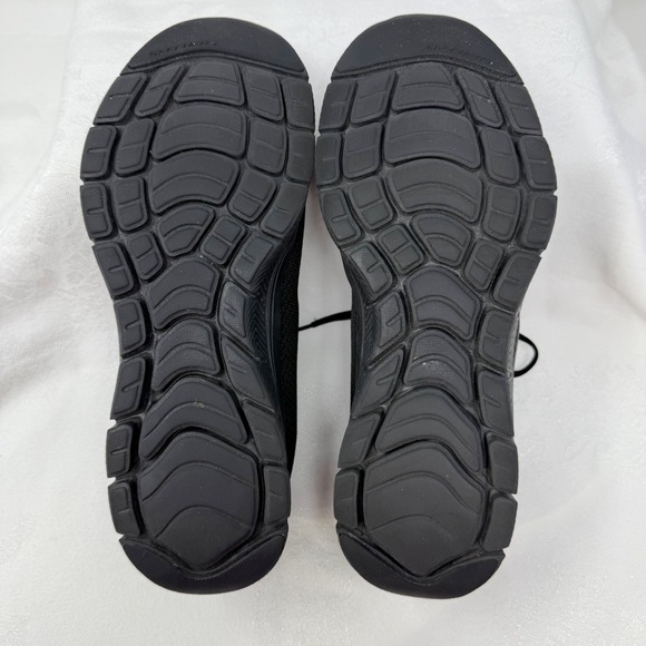 Skechers Flex Lite Black Sneakers Men’s Size 9 Comfort Walking Running Shoes - Picture 9 of 11